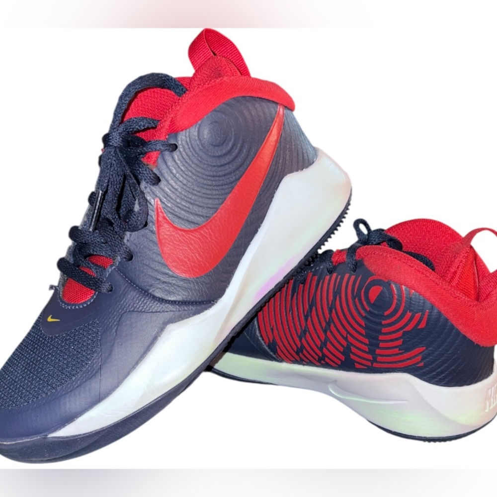 Nike Kids Black and Red Sneakers